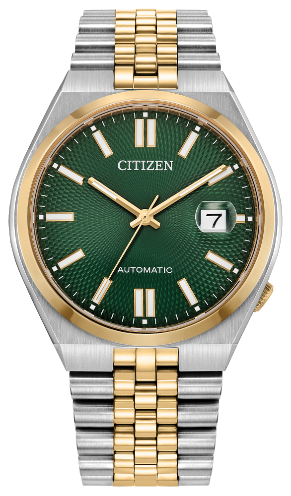 Citizen NK0024-54X Tsuyosa 60 Automatic Two Tone Men Watch - Green